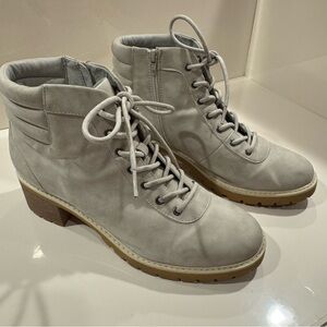 Maurices Morgan Lace Up Zip Heel Hiker Ankle Bootie